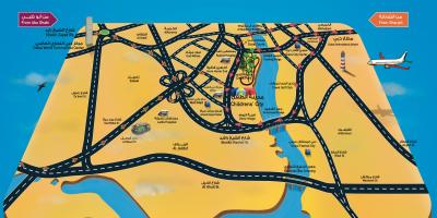 Карта Дзіцячы горад Дубай