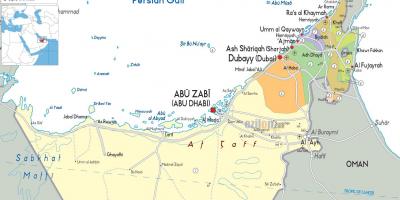 Карта Дубая ААЭ