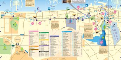 Турыстычная карта Дубая