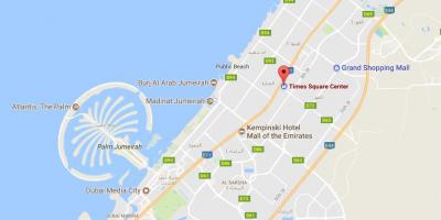 Карта Таймс-сквер Цэнтр Дубай