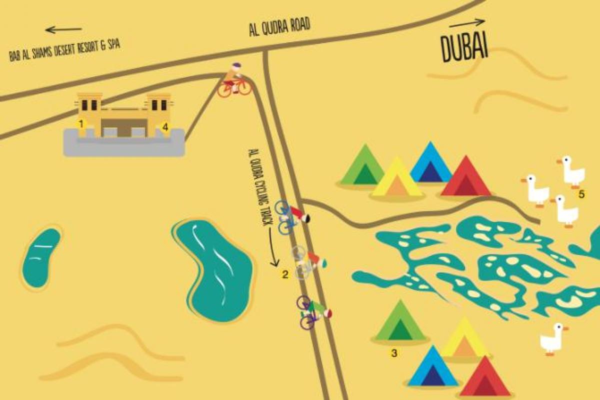 карта возера Аль-Кудра маршрут