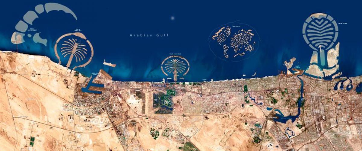 спадарожнікавая карта Дубая
