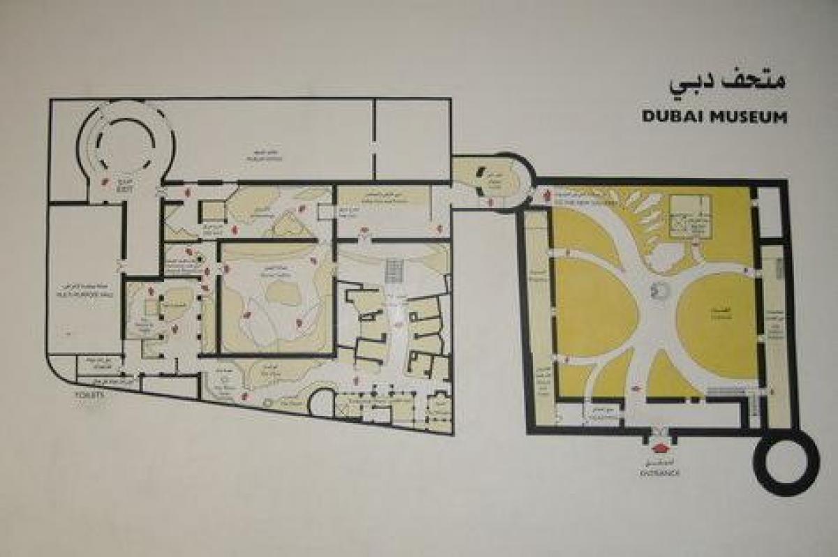 Музей Дубая размяшчэнне карце
