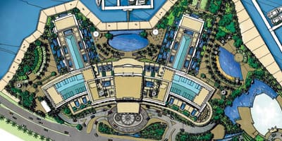 Карта гатэля Palazzo Versace ў Дубаі